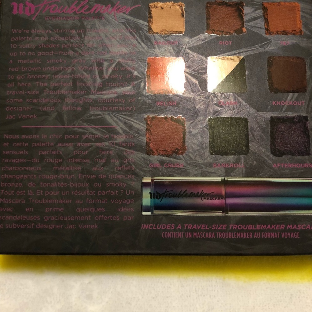 Urban Decay Troublemaker Eye Palette & Mascara